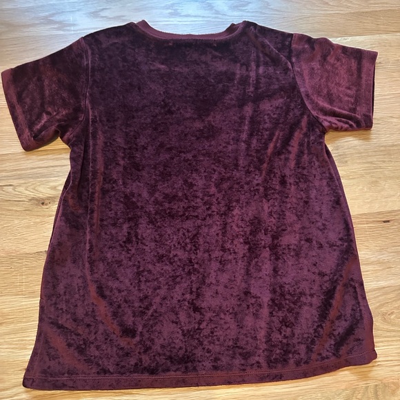 Michael Stars V-neck Velour Tee - Picture 2 of 5